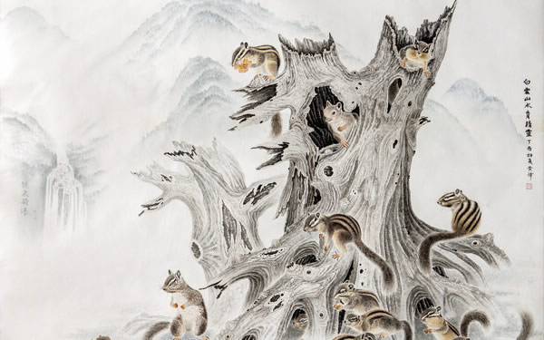 “中國(guó)夢(mèng).西江情”書(shū)法美術(shù)攝影展作品展——繪畫(huà)獲獎(jiǎng)作品二等獎(jiǎng)作品(3幅)